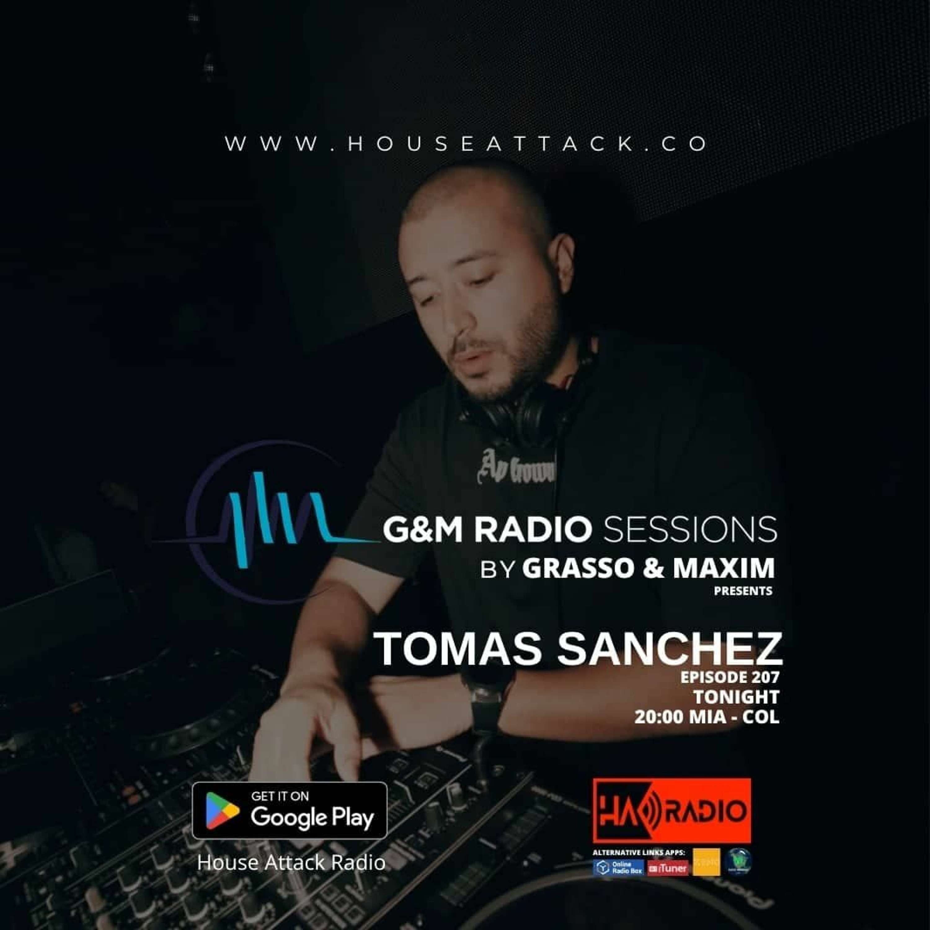 G&M Radio Sessions - Episode 207 - Tomas Sanchez episode artwork