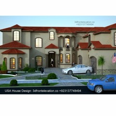 New Mediterranean Style Home Floor Plans Great for Florida or Coastal Areas USA