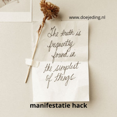 Manifestatie hack
