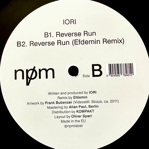 Reverse Run (Efdemin Remix)