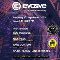Rob Pearson Vinyl Set : Evasive In-Store. Live @ Palace Vinyl 06.09.25