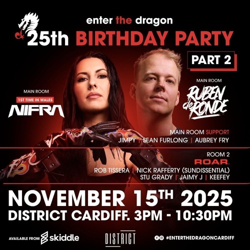 Sean Furlong Live @ Enter The Dragon Pres Nifra & Ruben De Ronde 15.11.25