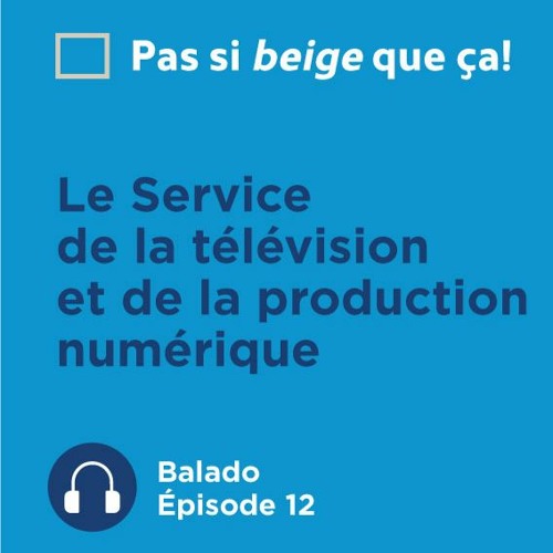 Épisode 12 - Le Service de la télévision et de la production numérique (suite)