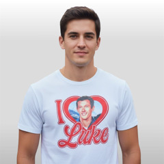 Dua Lipa Callum Turner I Heart Luke Shirt
