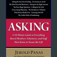 #^Ebook 🌟 Asking: A 59-Minute Guide to Everything Board Members, Volunteers, and Staff Must Know t