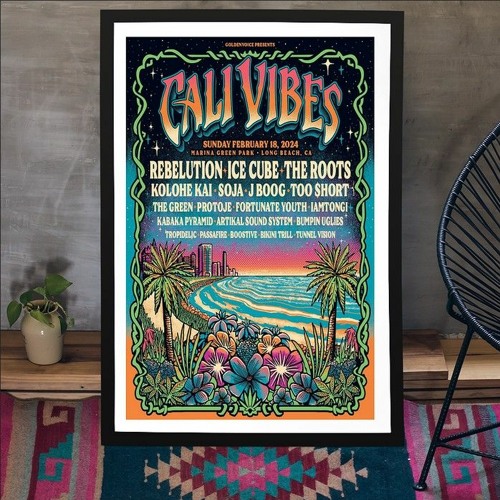 Stream Cali Vibes 2182024 Marina Green Park In Long Beach, CA Poster