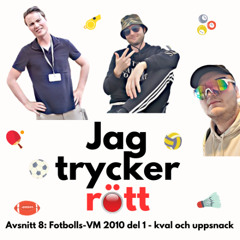 Avsnitt 8: Fotbolls-VM 2010 del 1 - Kval och uppsnack