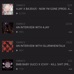 AN INTERVIEW WITH 4JAY *108 mics exclusive*  ( deleted )