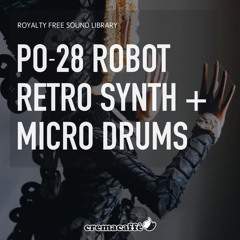 PO-28 Robot Retro Synth + Micro Drum - Audio Demo