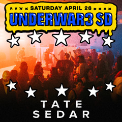 TATE SEDAR @ Underwar3 SD (4/26/25) 🏝