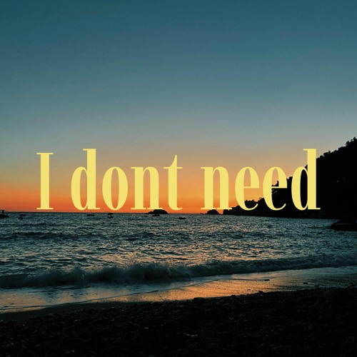 I dont need