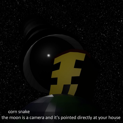 The moon is a camera and it's pointed directly at your house