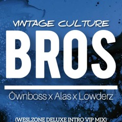 Vintage Culture x Öwnboss x Alas x Lowderz - Bros (Weslzone Deluxe Intro VIP Mix)