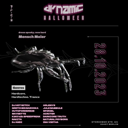 DJ ANDI @ DYNAMIC HALLOWEEN | Theater Floor Mensch Meier Berlin, 10/2023