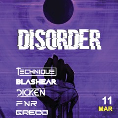 LIVE Disorder - Club Bula 11.03.22