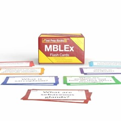 [EBOOK] MBLEx Study Cards: MBLEx Test Prep 2023-2024 with Practice Exam Question