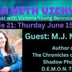 Fika With Vicky Welcomes Guest M.J. Moores - June 15, 2023
