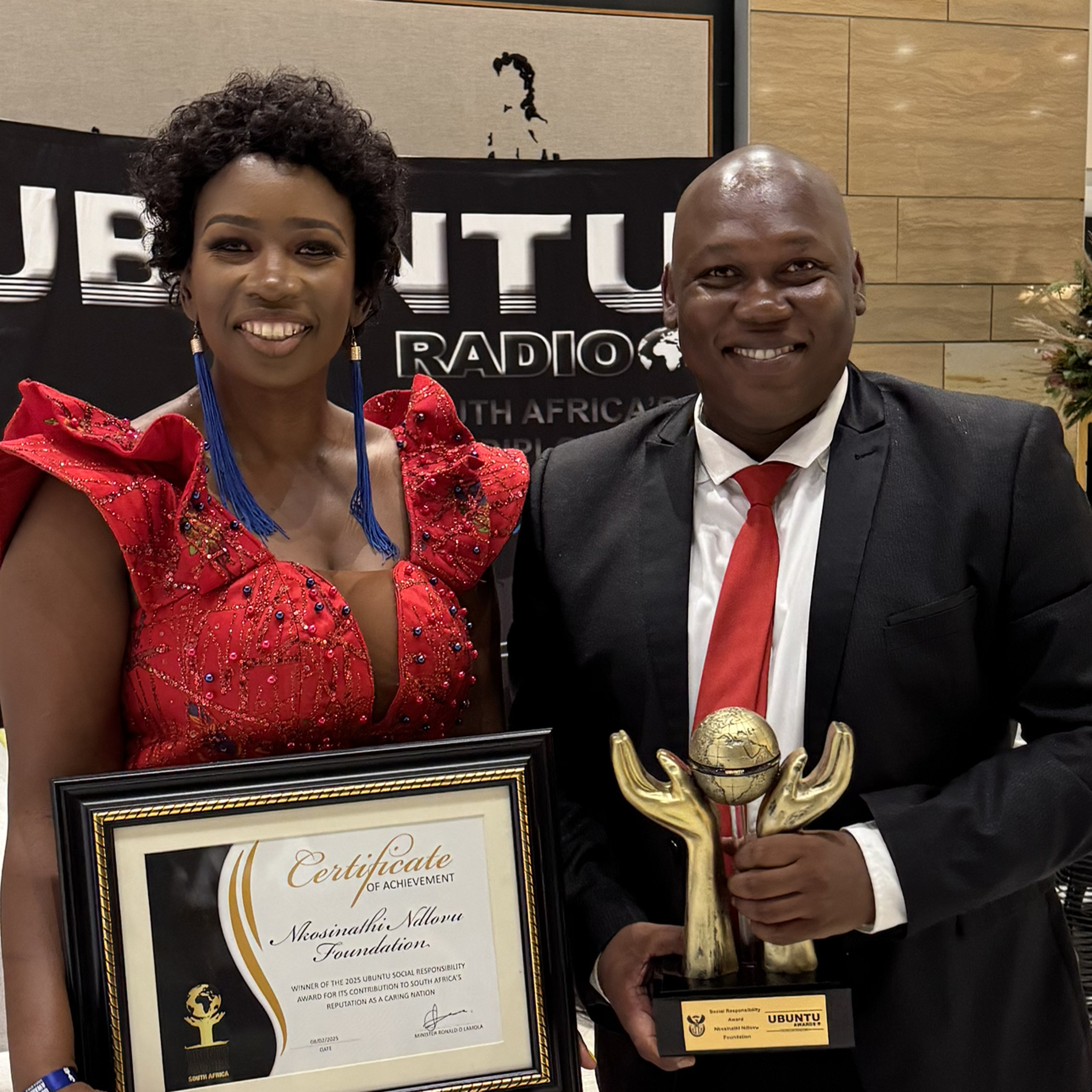 NKOSINATHI NDLOVU - UBUNTU SOCIAL RESPONSIBILITY AWARD