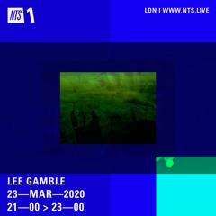 Lee Gamble — MAR NTS 2020
