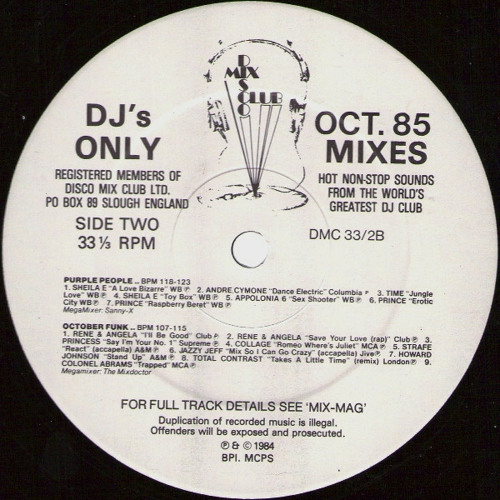 The Mixdoctor - October Funk (1985) free DL