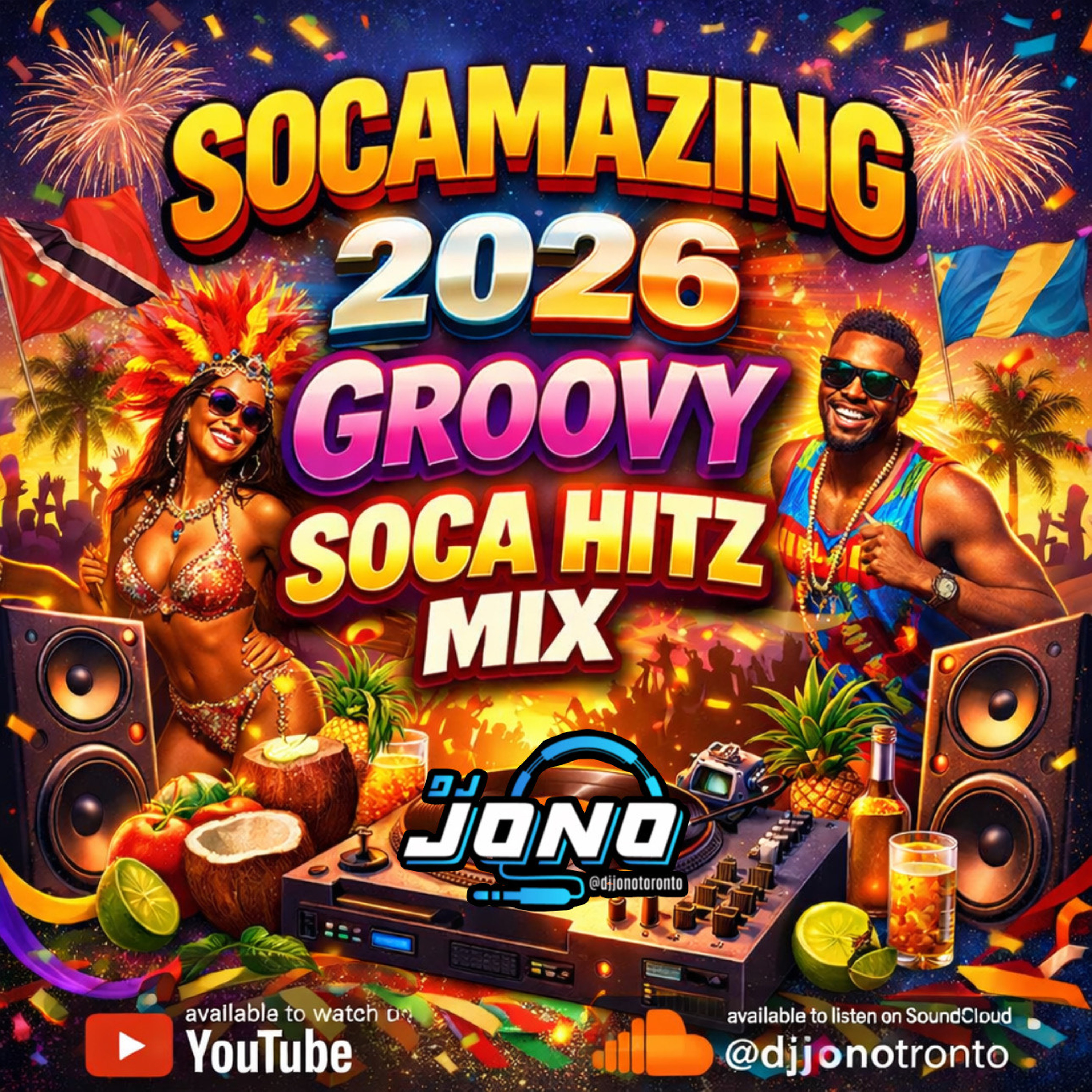 SOCAMAZING 2026 GROOVY SOCA HITZ MIX | WATCH ON YOUTUBE