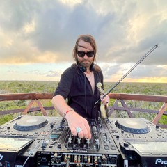 AFTERU - Sunset Violin Live Set @Tulum Jungle, Mexico 2025 (Afro, Melodic, Oriental House Mix)
