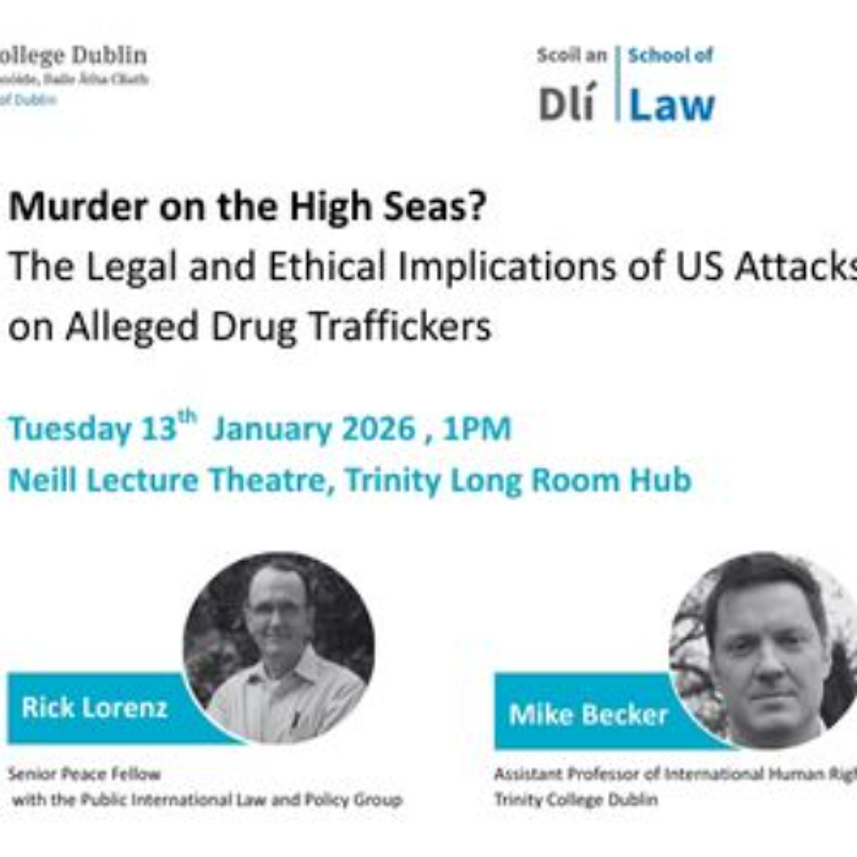 Murder on the High Seas? The Implications of US Attacks on Alleged Drug Traffickers episode artwork