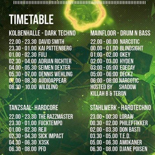 T.E.D @ Hard in den Frühling [MS Connexion Mannheim] (06.03.20)