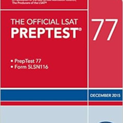 FREE EPUB 💚 The Official LSAT PrepTest 77: (Dec. 2015 LSAT) by Law School Admission