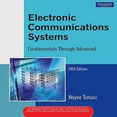Electronic Communication System Fundamentals Through Advanced 5th Edition By Wayne Tomasi Pdf | Adde