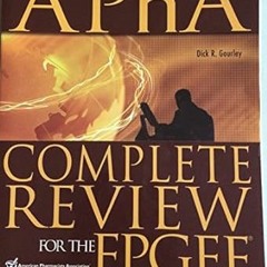READ PDF EBOOK The APhA Complete Review for the FPGEE ^#DOWNLOAD@PDF^# By  Dick R. Gourley (Author)