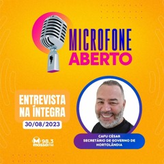 Entrevista CAFU CÉSAR - Microfone Aberto Rádio Massa FM