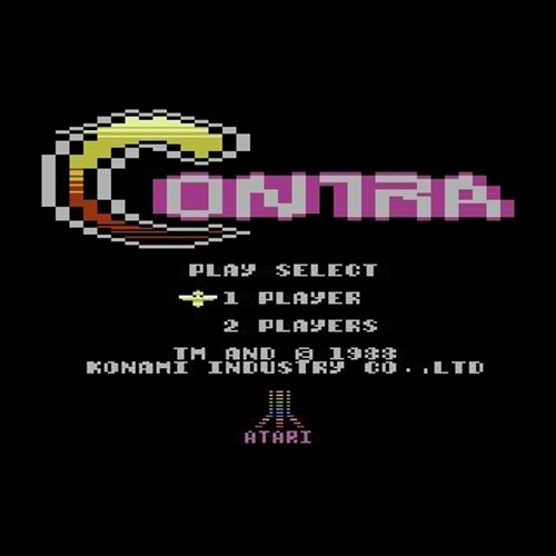 Contra - Jungle Base + Title (Atari 2600 / VCS DPC Chiptune Cover)