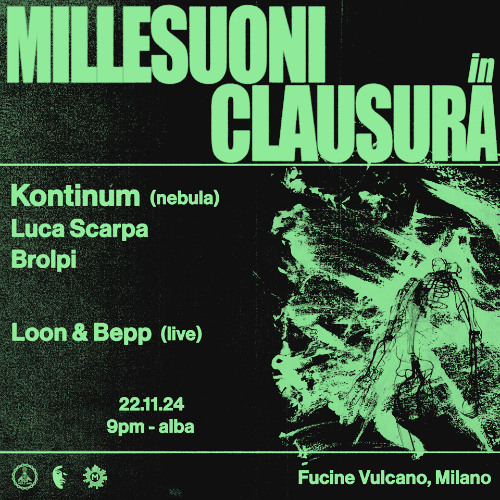 Millesuoni in Clausura closing set 22.11.24