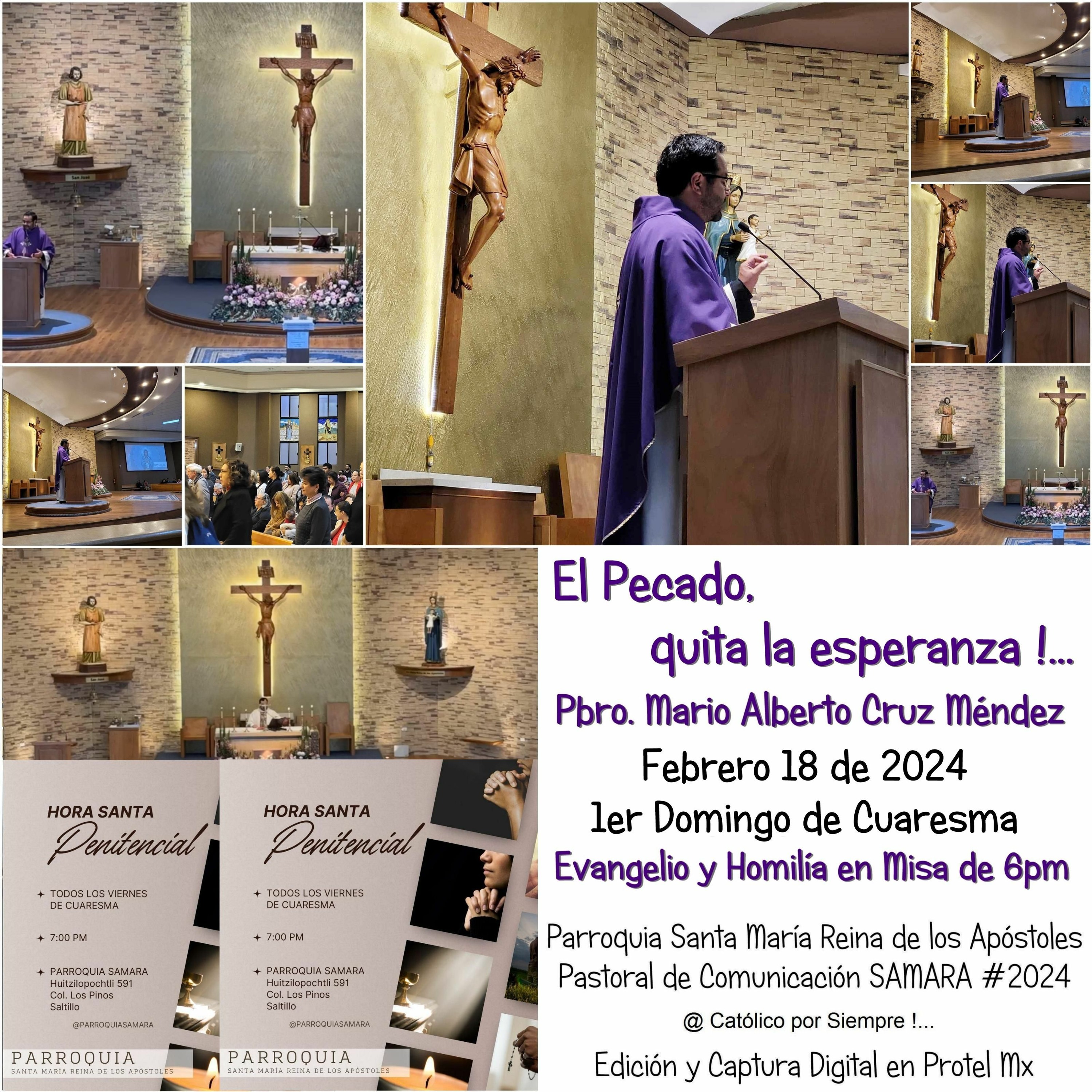 Podcast # 945 - Evangelio y Homilía del 18 de Febrero, 2024 - Pbro. Mario Cruz - #SomosSamara
