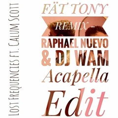 Lost Frequencies - Where Are You Now (FÄT TONY Remix - Raphael Nuevo & WAM Acapella Edit)