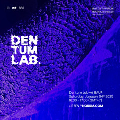 Dentum Mengudara Ep. 02 w/ BAUR @ Norrm Radio