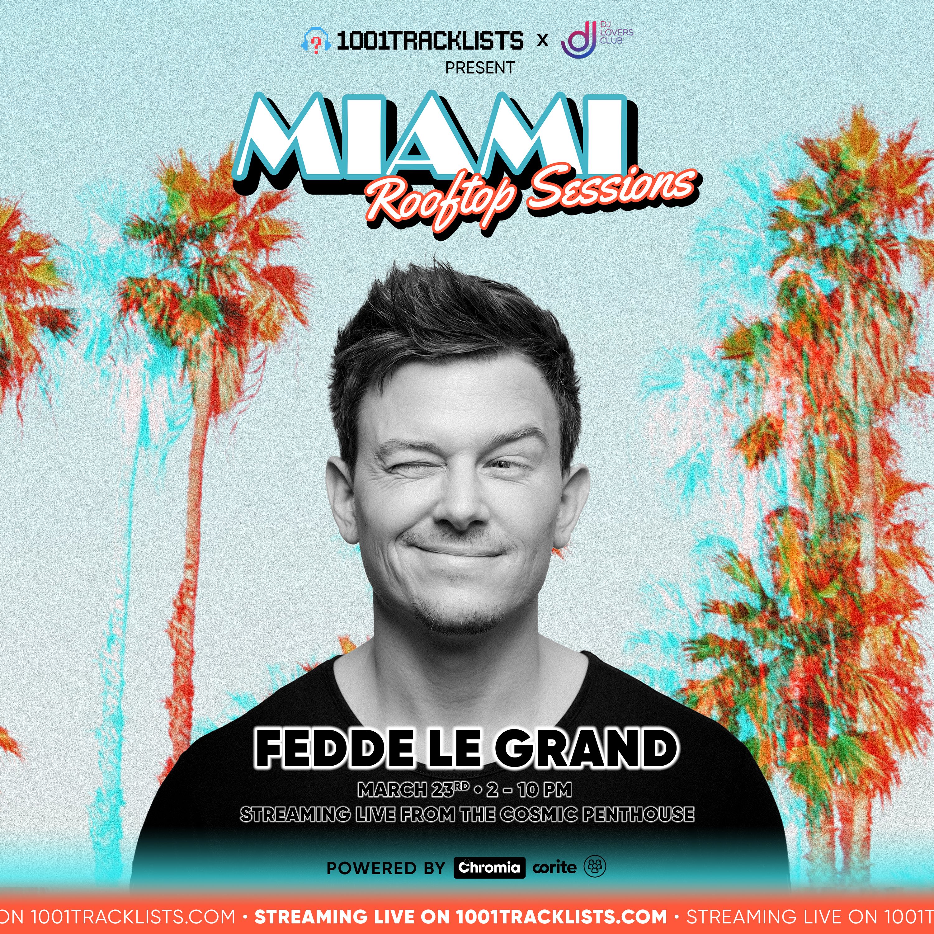 Fedde Le Grand - LIVE @ 1001Tracklists X DJ Lovers Club Miami Rooftop Sessions 2022