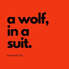 a wolf, in a suit.
