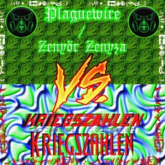 PlagueWire / Zenyor Zenyza VS. Kriegszahlen (Split) (Techno/Acid/Tänzelcore/Rave/Gabber) (2024)