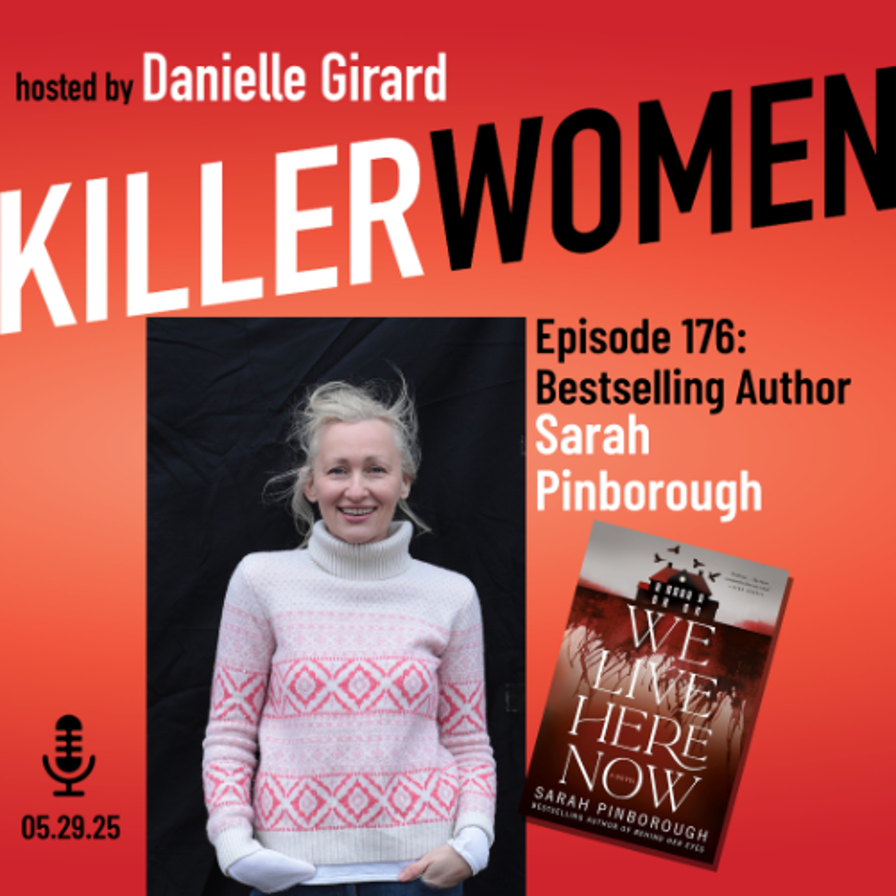 cover of episode Sarah Pinborough, bestselling author of Behind Her Eyes talks her new spooky thriller We Live Here Now