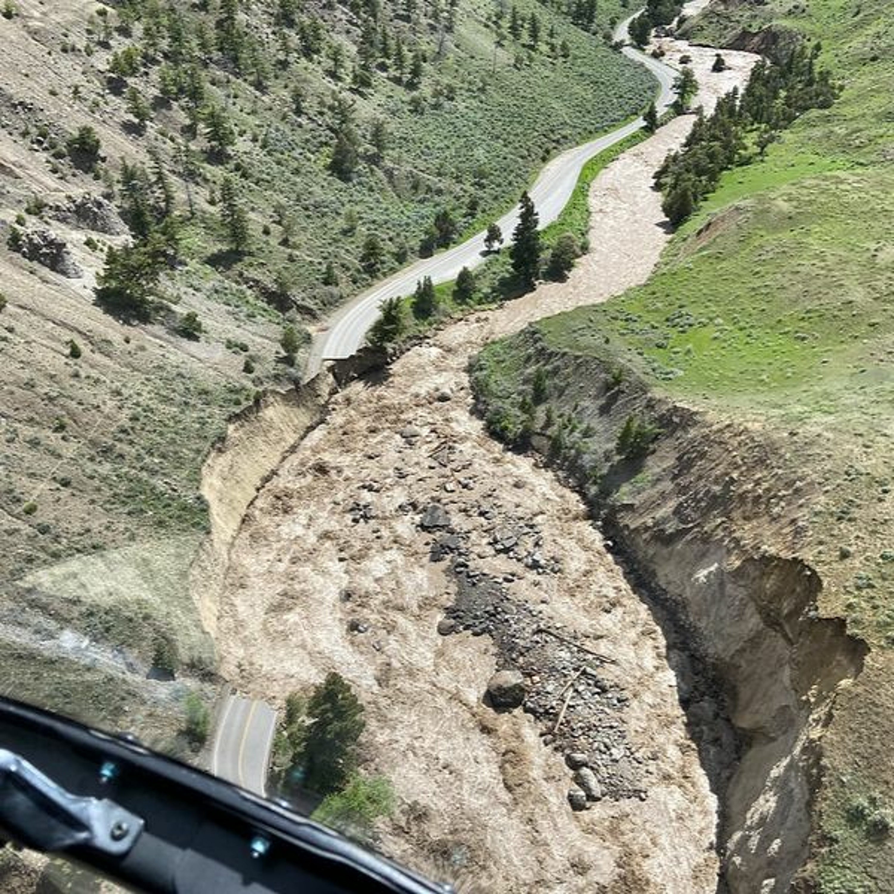 June 15 | Two entrances to Yellowstone likely closed for season following extensive roadway damage episode artwork
