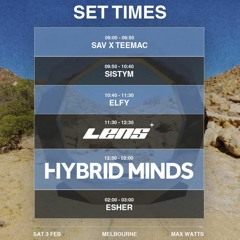 Hybrid Minds & Lens - Aus Tour - Melbourne - ELFY