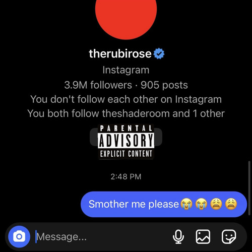 Stream Rubi Rose Needa Smother me Ft: Shameezy (prod: eem triplin) by ...