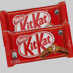 2 KIT KATS NO BREAKS