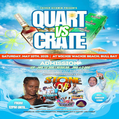 KEVIN SERIOUS  STONE LOVE  VITAMIN SOUND & TEK 9 @ QUART VS CRATE - BULL BAY 10TH MAY 2025 PT1