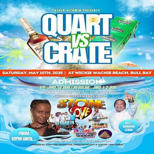 KEVIN SERIOUS  STONE LOVE  VITAMIN SOUND & TEK 9 @ QUART VS CRATE - BULL BAY 10TH MAY 2025 PT1