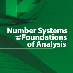 get [❤ PDF ⚡] Number Systems and the Foundations of Analysis (Dover Bo