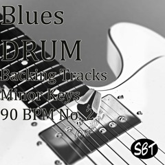 Blues Drum Backing Track A Minor 90 BPM No.2