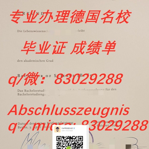 办原版德国HUBerlin毕业证+HUBerlin成绩单高仿柏林洪堡大学毕业证书Q微：83029288办柏林洪堡大学文凭